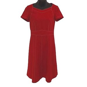 M. Mademoiselle Korean Made Fit & Flare Office Dress- Sz. XS
